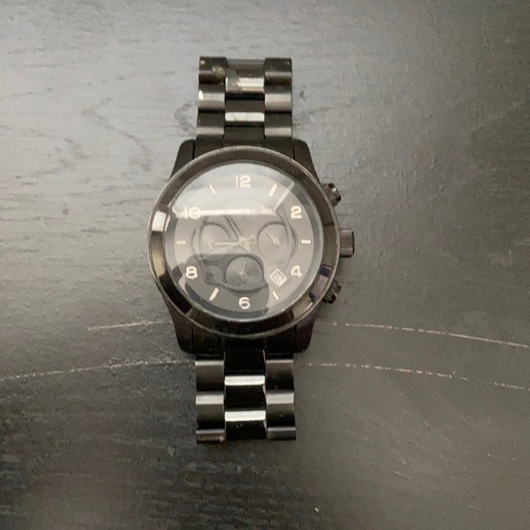 Black Michael Kors Watch - Picture 1 of 3